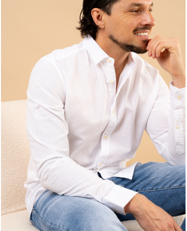 Chemise texturée