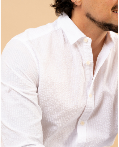 Chemise texturée