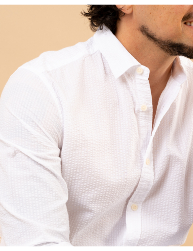 Chemise texturée