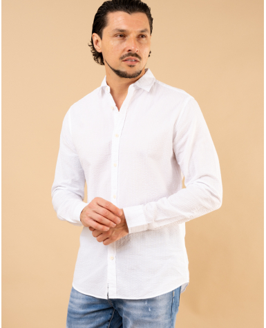 Chemise texturée