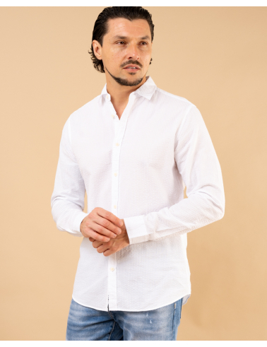 Chemise texturée