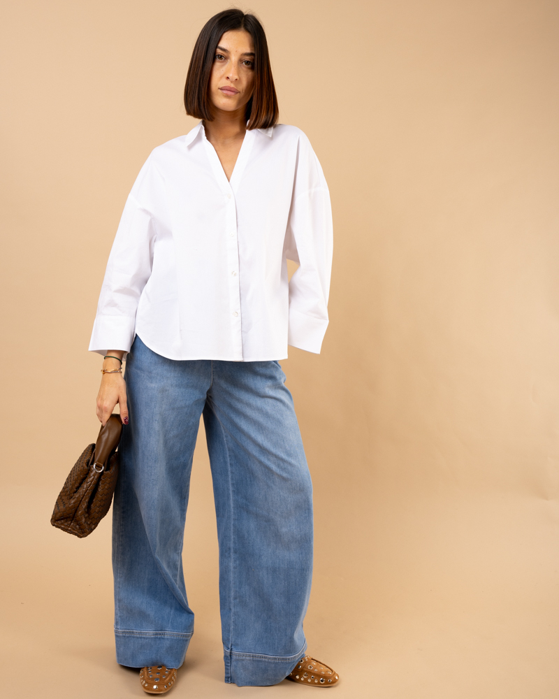 Jean large élastique