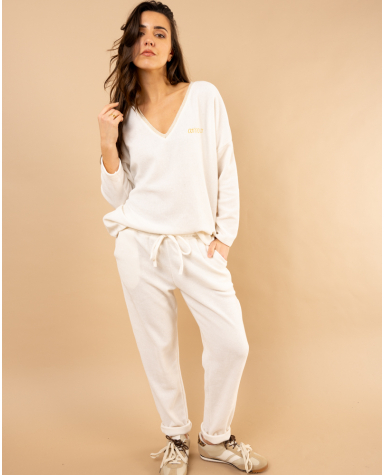 Pantalon effet velours Pantalon effet velours