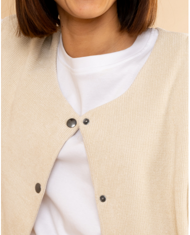 Gilet effet velours Gilet effet velours