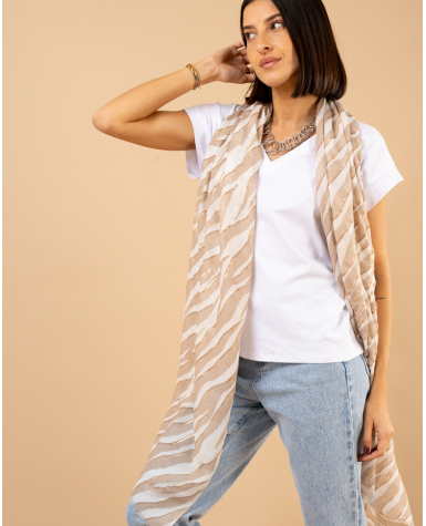 Foulard zèbre