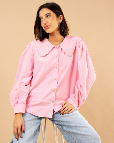 Chemise velours Claudie