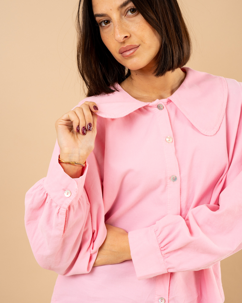 Chemise velours Claudie