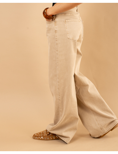 Pantalon boutons décalés