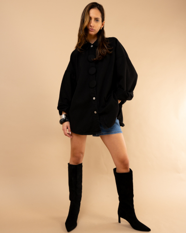 Veste boutons couleur