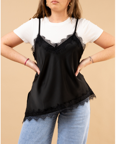 Débardeur dentelle