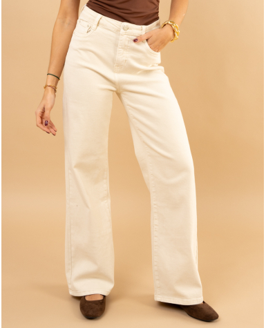Pantalon large color