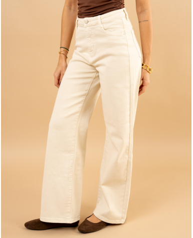 Pantalon large color