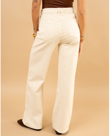 Pantalon large color