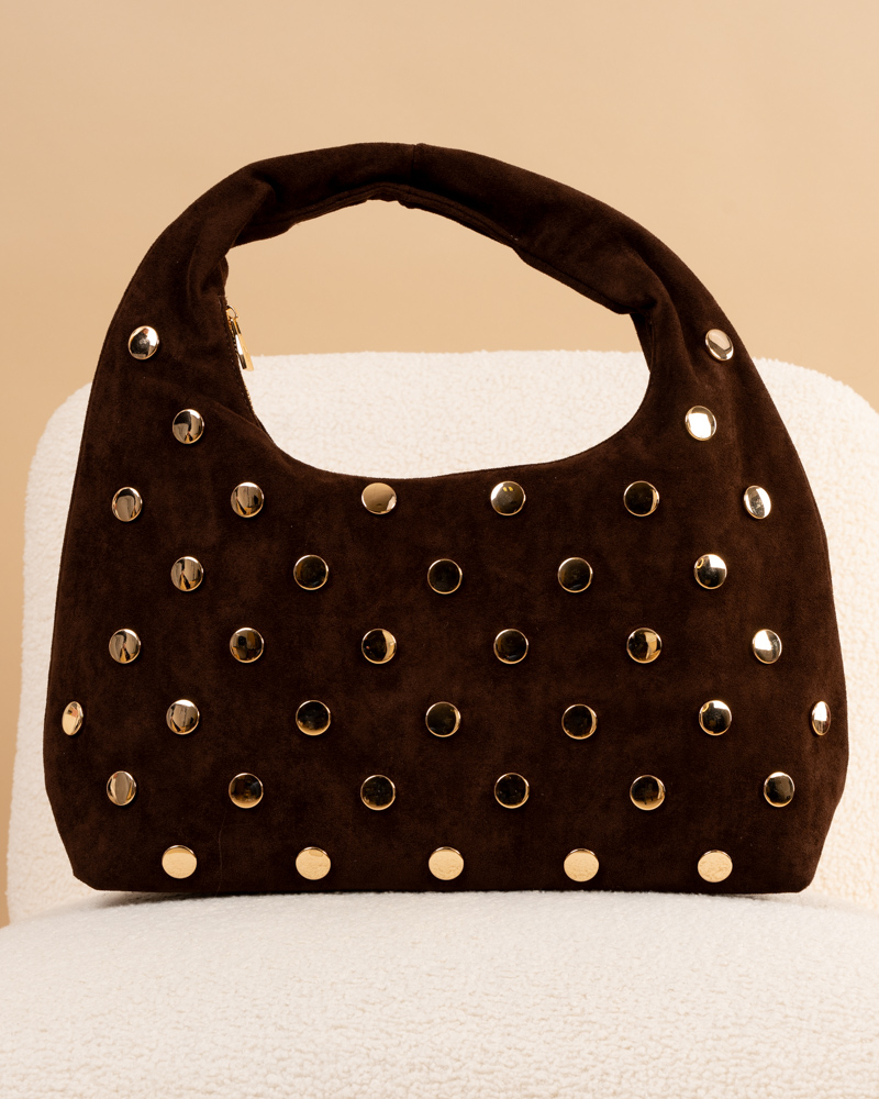 Sac suedine clous