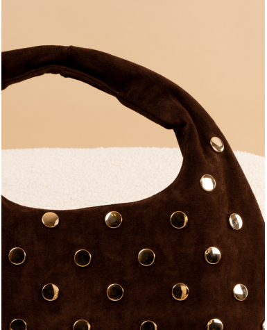 Sac suedine clous