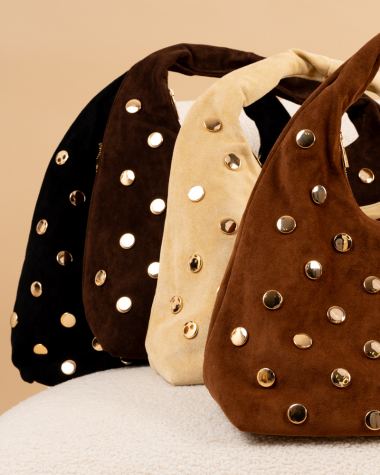 Sac suedine clous