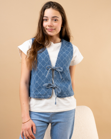 Gilet jean noeuds
