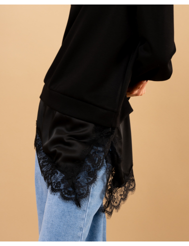 Sweat bas dentelle