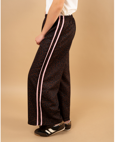 Pantalon Léo bandes