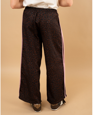 Pantalon Léo bandes
