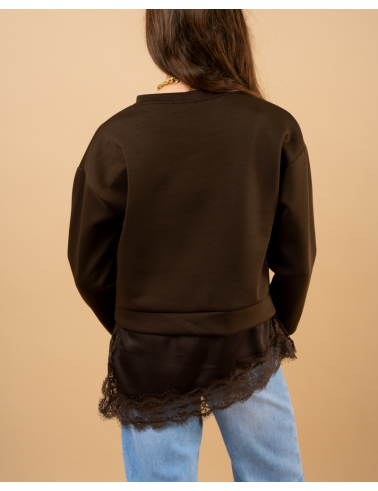 Sweat bas dentelle