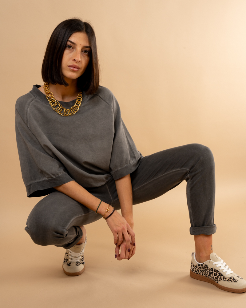 Jogging uni délavé