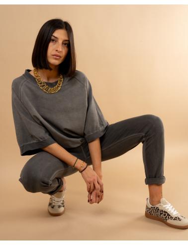 Jogging uni délavé