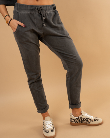 Jogging uni délavé