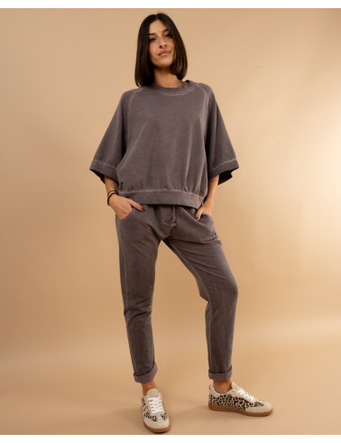 Jogging uni délavé
