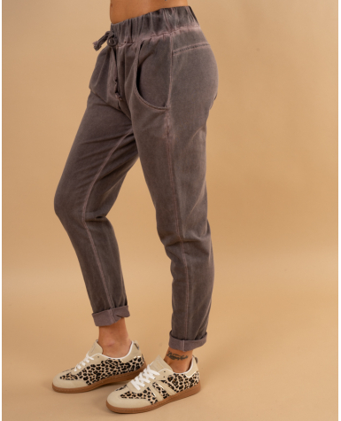 Jogging uni délavé