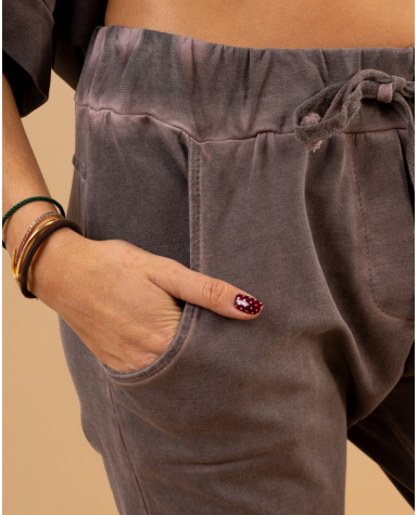 Jogging uni délavé