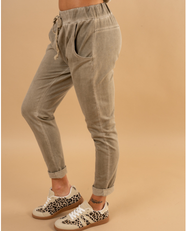 Jogging uni délavé