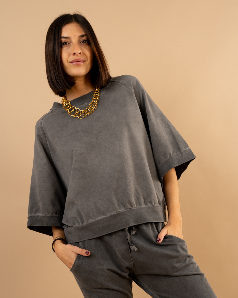 T-Shirt large délavé