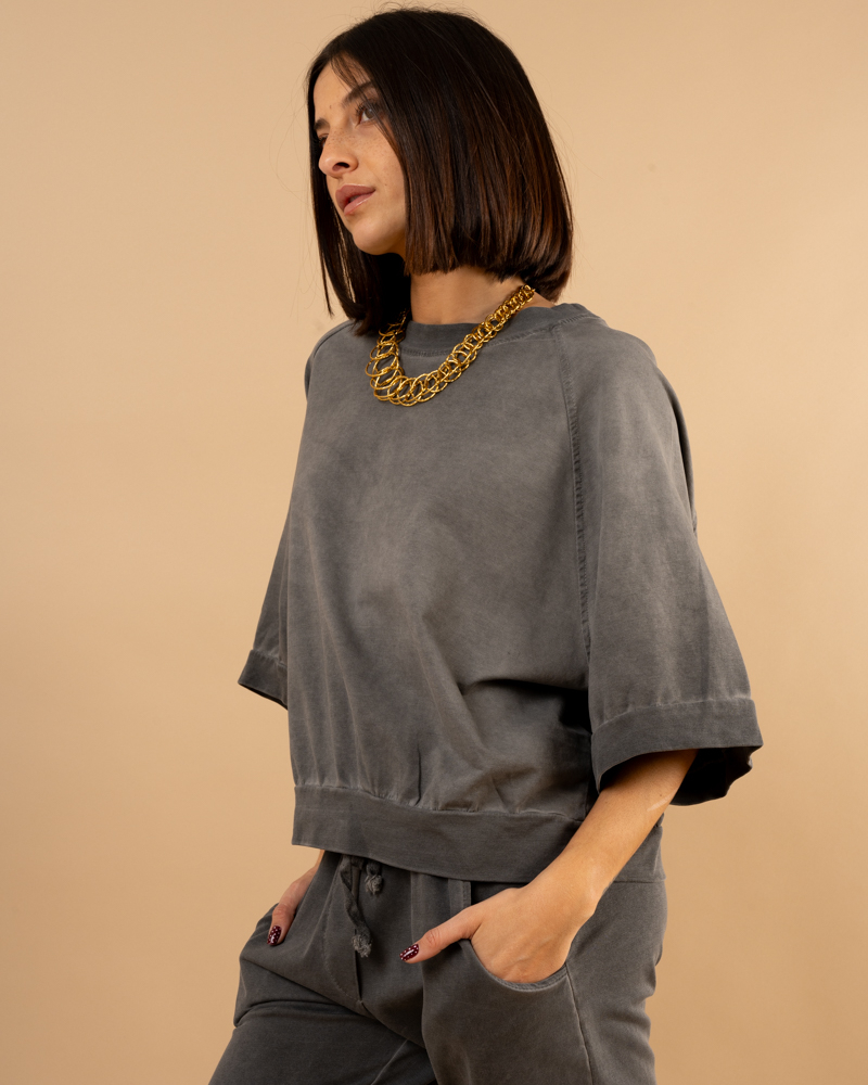 T-Shirt large délavé