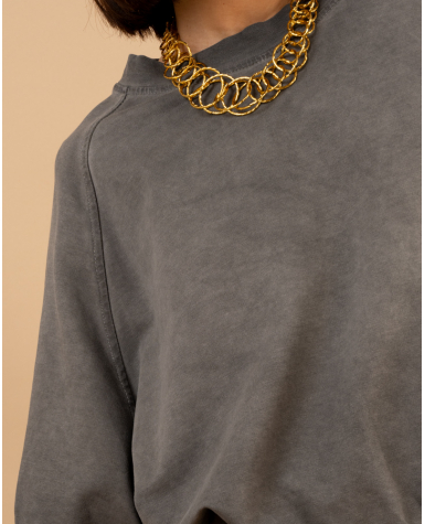 T-Shirt large délavé