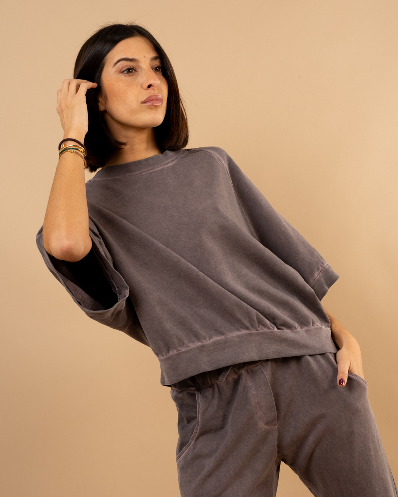 T-Shirt large délavé