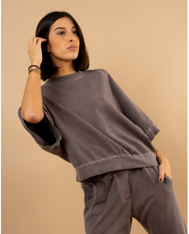 T-Shirt large délavé