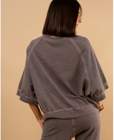 T-Shirt large délavé