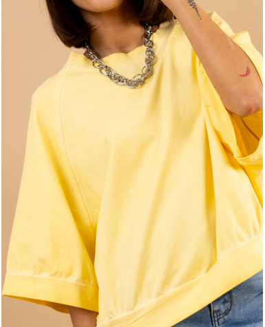 T-Shirt large délavé