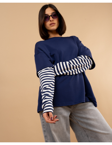 Top manches rayées