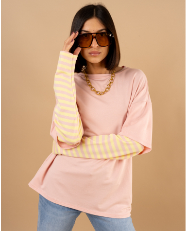 Top manches rayées