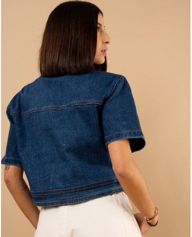 Chemise jean courte Chemise jean courte