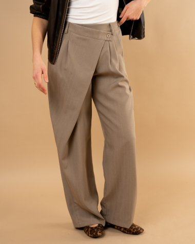 Pantalon Louisa lurex boutons