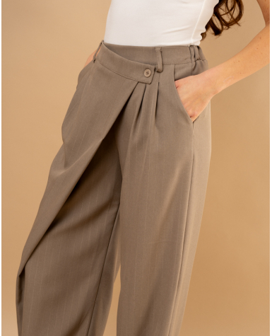 Pantalon Louisa lurex boutons