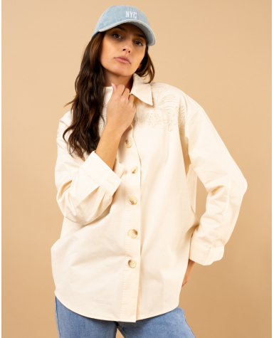 Chemise brodée