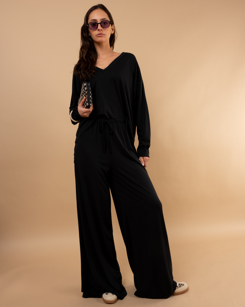 Pantalon large fluide