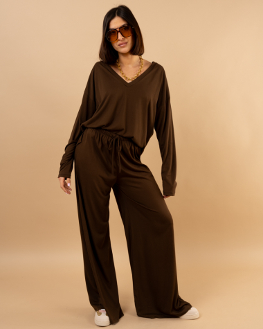 Pantalon large fluide