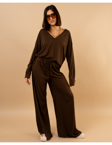 Pantalon large fluide