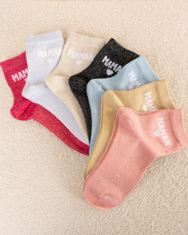 Chaussettes Maman lurex