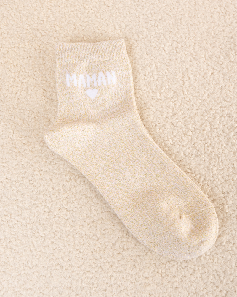 Chaussettes Maman lurex